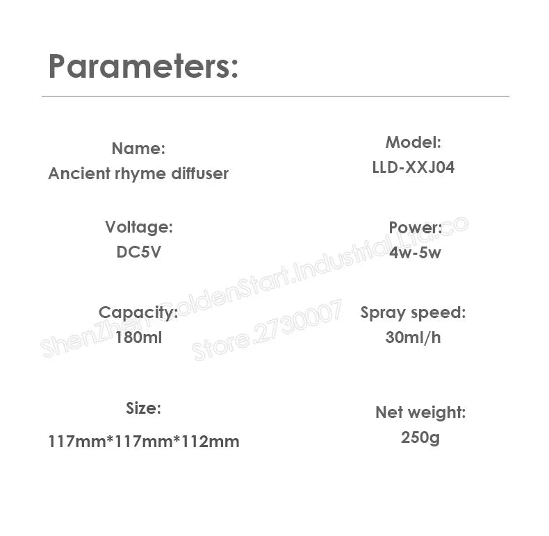 Diffuseur d’arômes – Humidificateur ultrasonique & diffuseur d’huiles essentielles