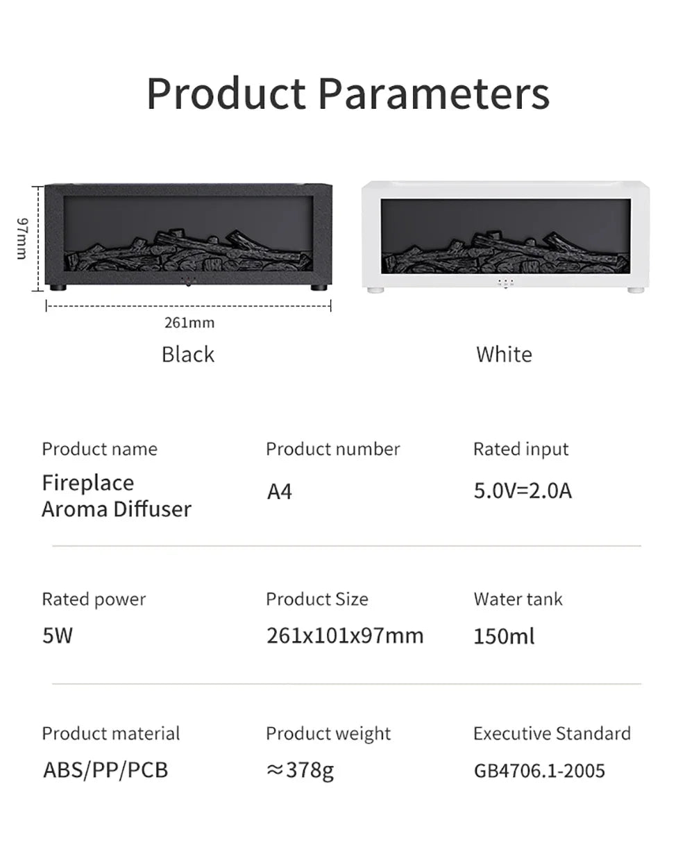 Diffuseur d’Huiles Essentielles Effet Flamme