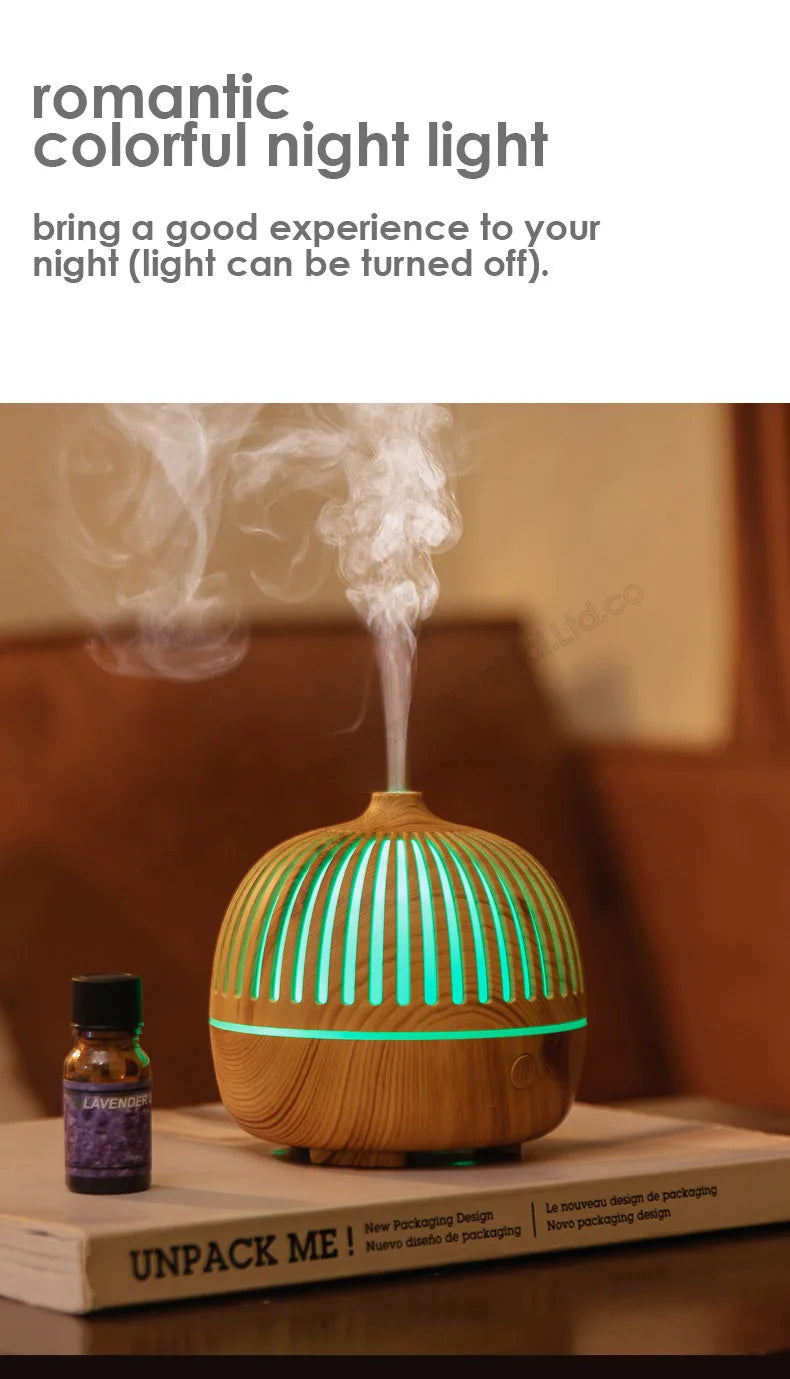 Diffuseur d’arômes – Humidificateur ultrasonique & diffuseur d’huiles essentielles