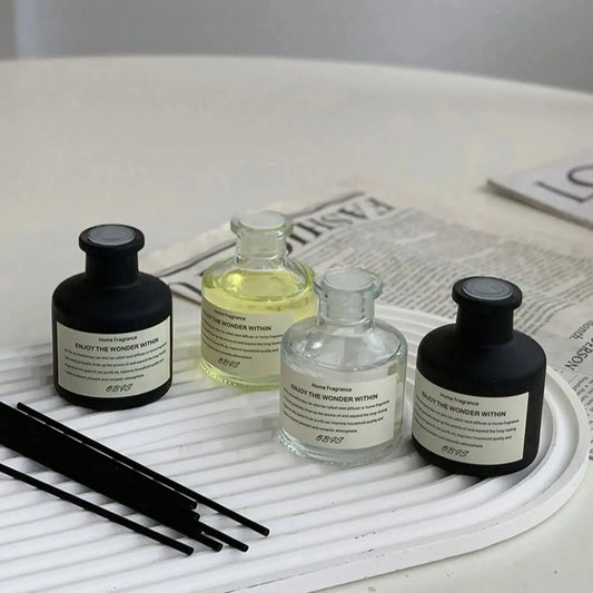 Diffuseur de Parfum d’Ambiance 50 ml – Bâtonnets sans flamme Jasmin & Freesia